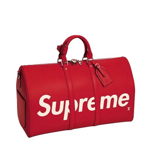 Louis Vuitton X Supreme Epi Keepall Bag 