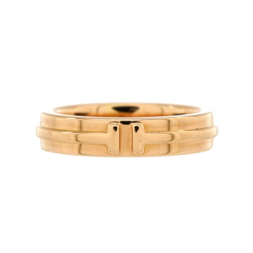 T Two Ring 18K Rose Gold Narrow