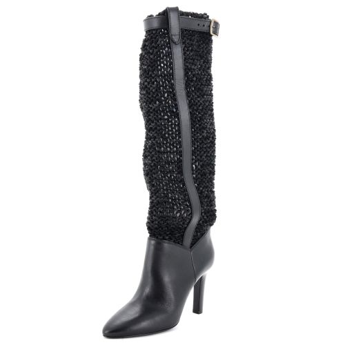 Women's Kim Knee High Boots Woven Leather 90