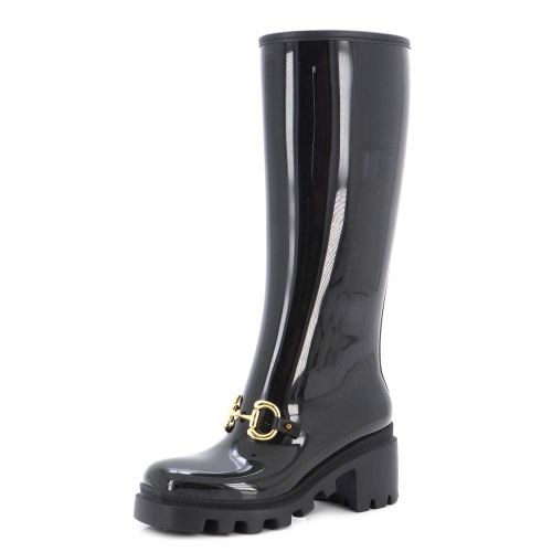 Women's Horsebit Knee High Boots (Outlet) Rubber