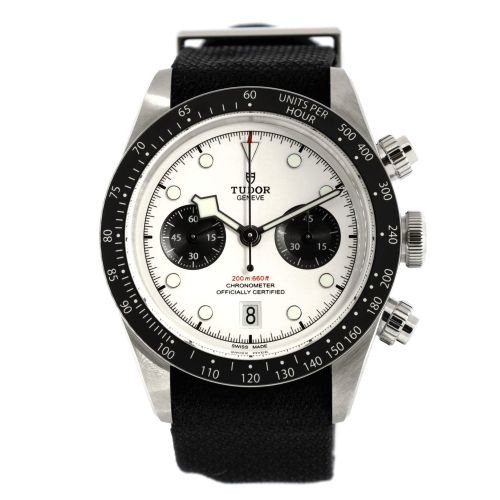 Black Bay Chronograph Automatic Watch Stainless Steel and Fabric 41