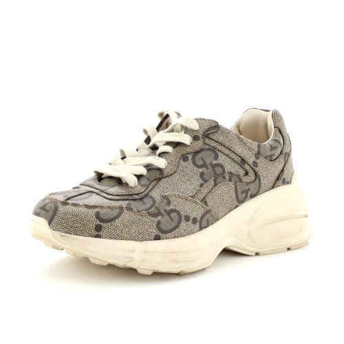 Rhyton Sneakers Jumbo GG Coated Canvas