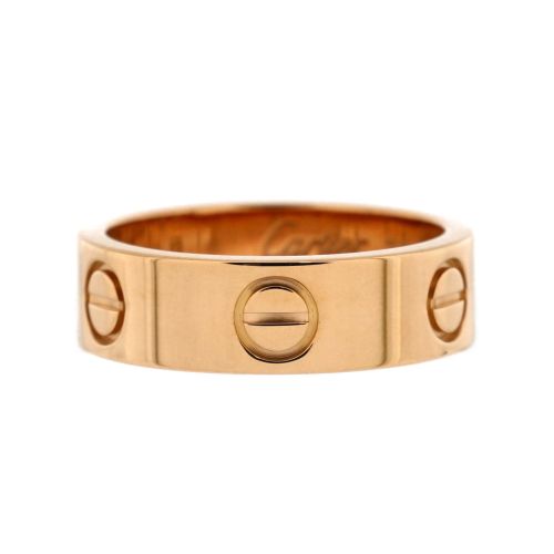 Love Band Ring 18K Rose Gold