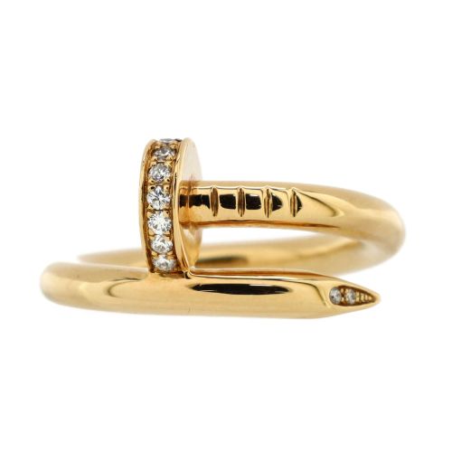 Juste un Clou Ring 18K Yellow Gold and Diamonds