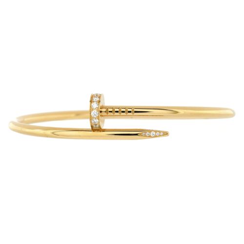 Juste un Clou Bracelet 18K Yellow Gold with Diamonds Classic