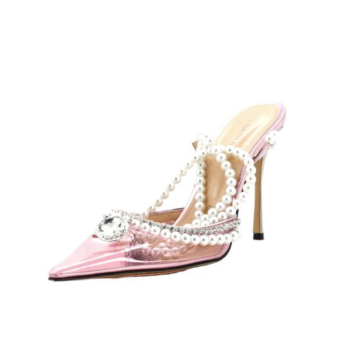 Women's Diamond of Elizabeth Ankle Strap Pumps PVC 110