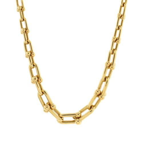 Tiffany HardWear Graduated Link Necklace 18K Yellow Gold