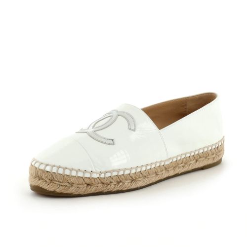 Women's CC Cap Toe Espadrilles Leather