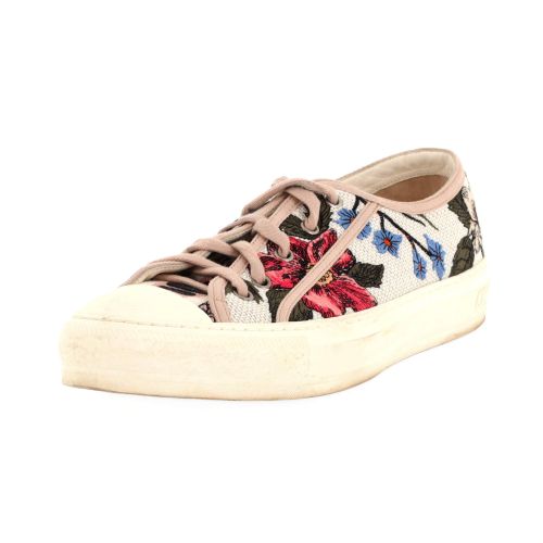 Women's Walk'N'Dior Sneakers Embroidered Canvas