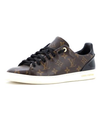 Women's FrontRow Sneakers Monogram Canvas with Patent