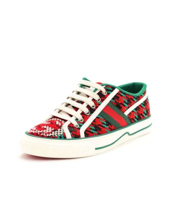 1977 Tennis Sneakers Houndstooth Textile