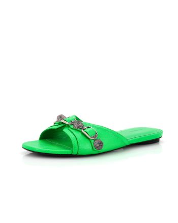 Women's Cagole Flat Sandals Leather