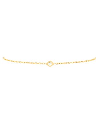 D'Amour Bracelet 18K Yellow Gold and Diamond Small