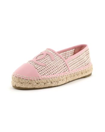 Women's CC Cap Toe Espadrilles Woven Mesh