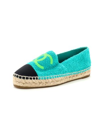 Women's CC Cap Toe Espadrilles Terry Cloth