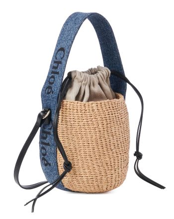 Chloe Small Woody Basket Blue