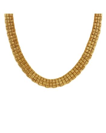 Appassionata 3 Row Necklace 18K Yellow Gold with Diamonds