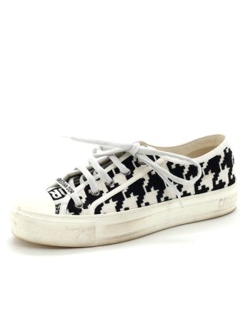 Women's Walk'N'Dior Sneakers Printed Canvas