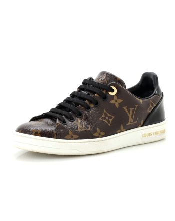 Women's FrontRow Sneakers Monogram Canvas with Patent