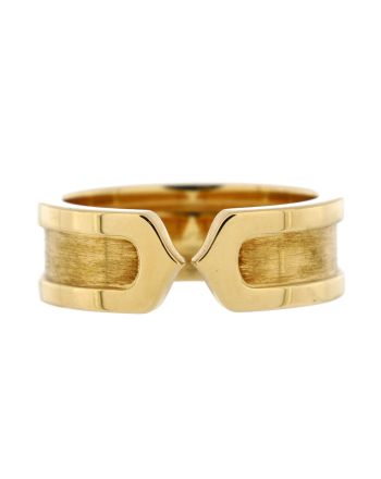 C de Cartier Ring 18K Yellow Gold 6mm